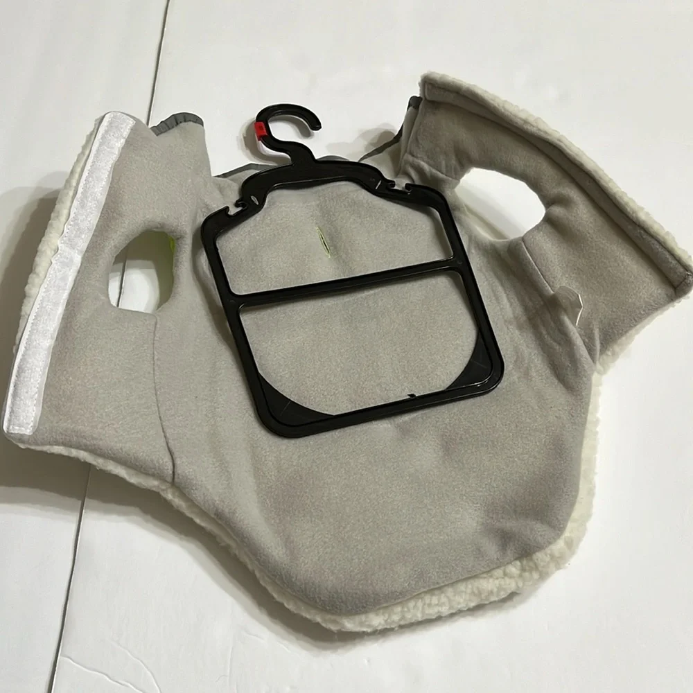 NWT Furever Friends Pet Apparel Quilted & Sherpa Dog Jacket Coat Lime Green S